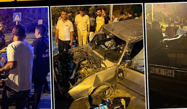 Kahramanmaraş’ta Otomobil Takla Attı: 2 Yaralı