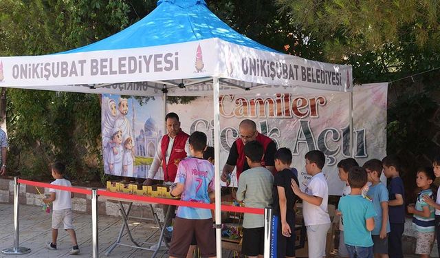Onikişubat Belediyesi’nden Yaz Kur’an Kurslarına ‘Camiler Çiçek Açtı’ ile destek!