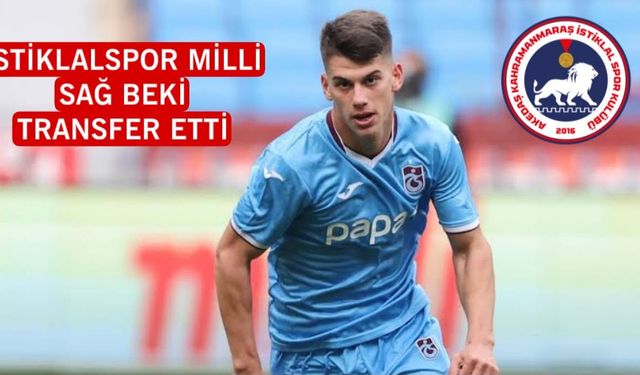 İstiklalspor, milli sağ bek Oğuzhan Yılmaz’ı kadrosuna kattı
