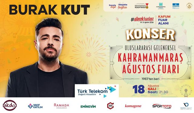 Ağustos Fuarı, Salı Günü Burak Kut Konseriyle Devam Edecek!