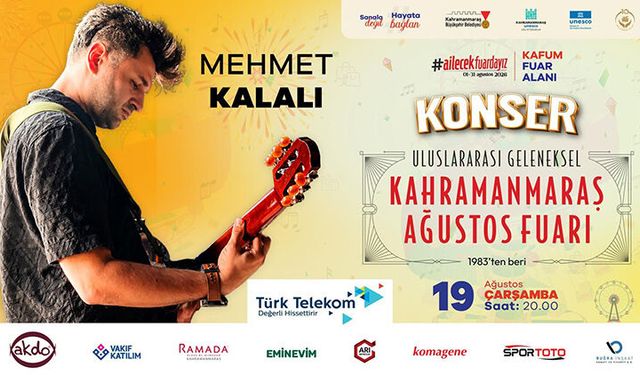 Ağustos Fuarı’nda 19 Ağustos’ta Müzik Ziyafeti Yaşanacak!