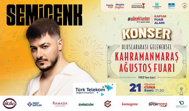 Geleneksel Ağustos Fuarı’nda Sahne Sırası Semicenk’in!