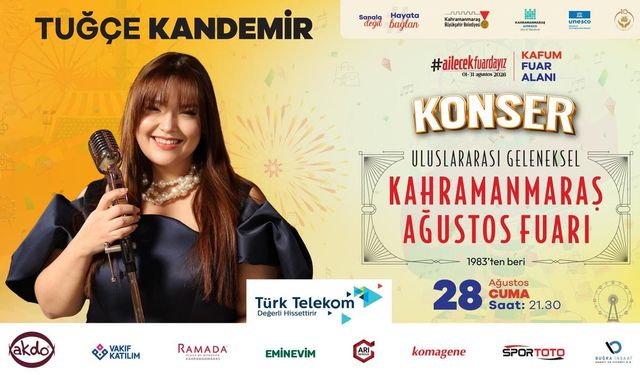 Ağustos Fuarı’nda Sahne Sırası Tuğçe Kandemir’in!