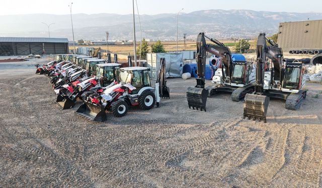 KASKİ'nin araç filosuna 54 milyon TL'lik takviye: 10 yeni iş makinesi geliyor