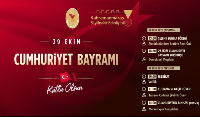 Cumhuriyet’in 103’üncü Yılı Büyük Bir Coşkuyla Kutlanacak!