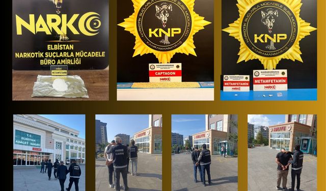 Kahramanmaraş’ta narkotik operasyonu: 5 kişi tutuklandı