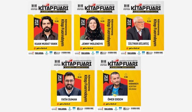 Kitap Fuarı, Cumartesi Günü Birbirinden Değerli İsimleri Ağırlayacak!