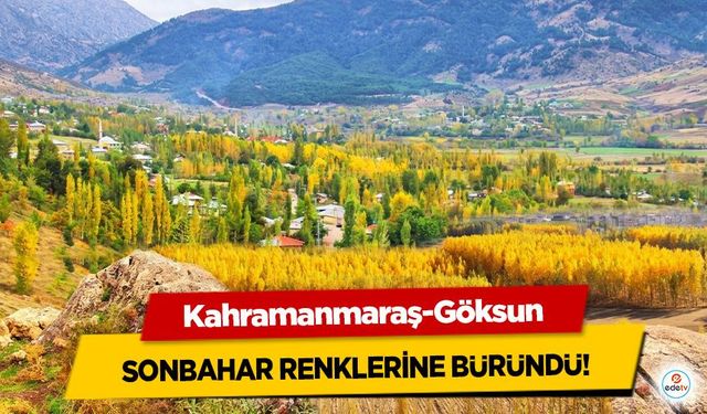 Kahramanmaraş-Göksun Sonbahar Renklerine Büründü!