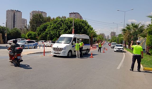 Mersin’de Okul servislerine sıkı denetim