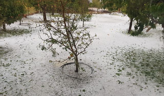 Mersin'de şiddetli yağmur ve dolu!