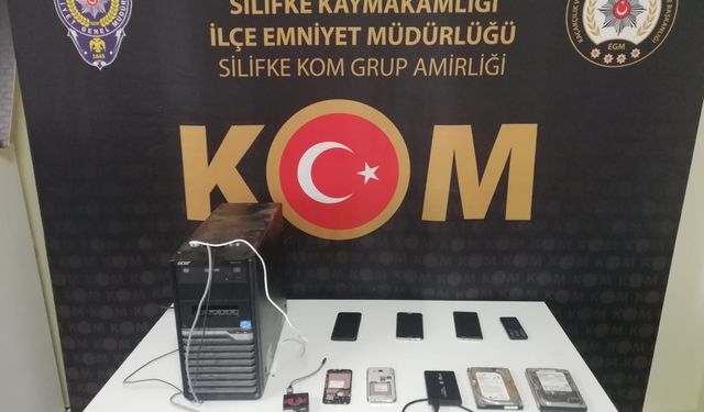 Silifke’de kaçak cep telefonu operasyonu