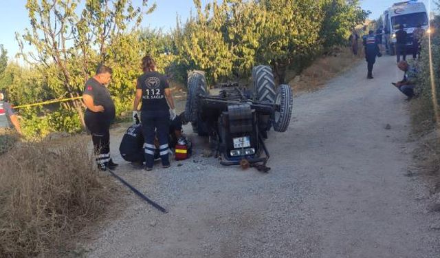 Mersin'de duvara çarpan traktörün sürücüsü öldü