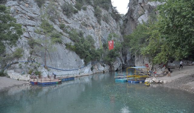 Mersin'deki Kisecik Kanyonu'na ziyaretçi akını!