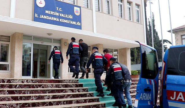 Mersin'de Kablo ve ev hırsızları yakalandı