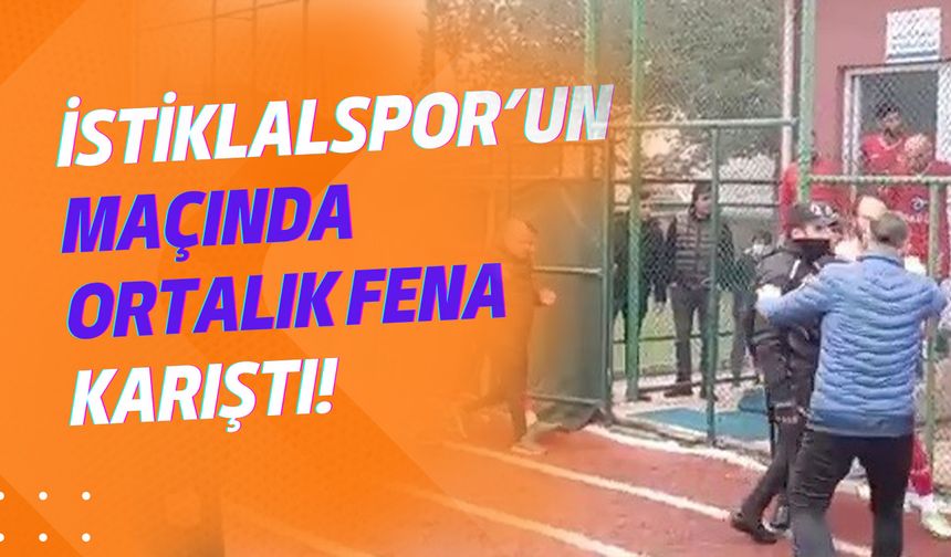 Kahramanmaraş İstiklalspor’un maçında ortalık fena karıştı!