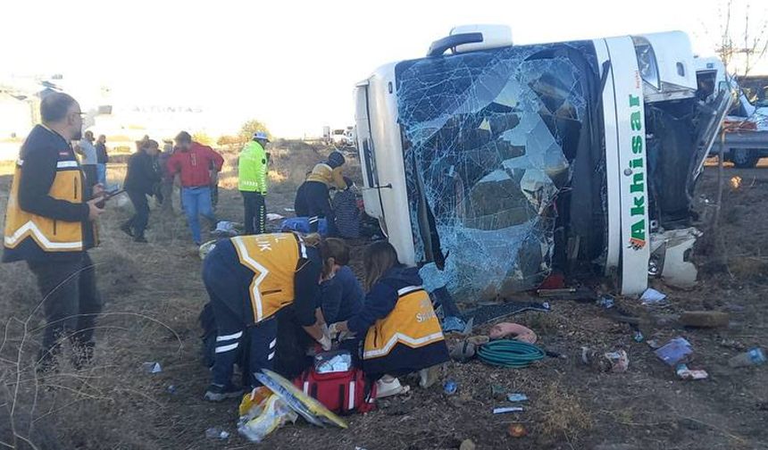 Aksaray'da otobüs kazası: 6 kişi öldü, çok sayıda yaralı var!