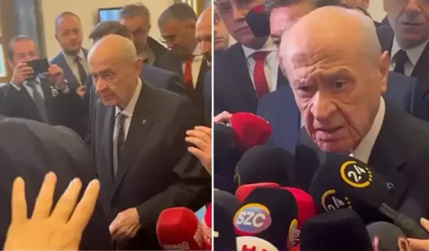 Bahçeli soru soran gazeteciye patladı!