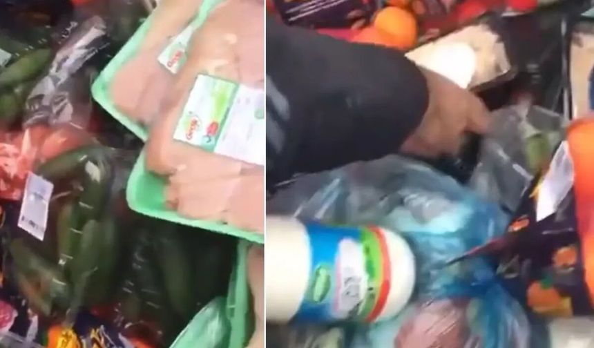 Çöpteki manzara isyan ettirdi: Ambalajları bile açılmamış!