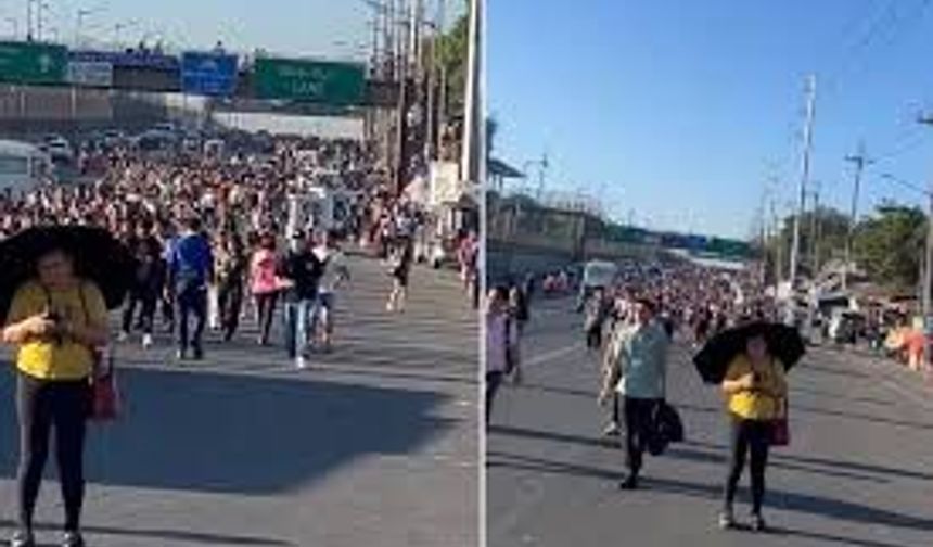 Savaş yüzünden Benzin bitti, halk tabana kuvvet