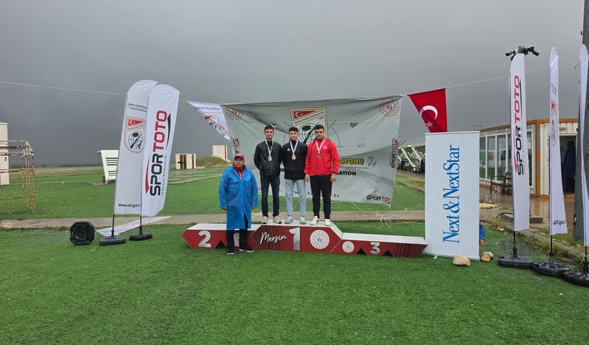 Kahramanmaraşlı Sporculardan Mersin’de Büyük Başarı: Trap Şampiyonasında Madalyalar Geldi