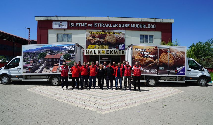 Kahramanmaraş’ta Halk Ekmek Ağına 9 Yeni Araç!