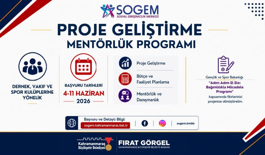 SOGEM’in Proje Geliştirme ve Mentörlük Programı Başlıyor!