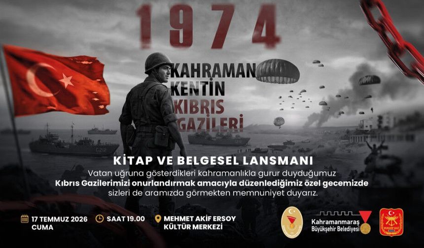 Kahramanmaraşlı Kıbrıs Gazilerinin Hatıraları Kitap ve Belgeselle Geleceğe Taşınıyor