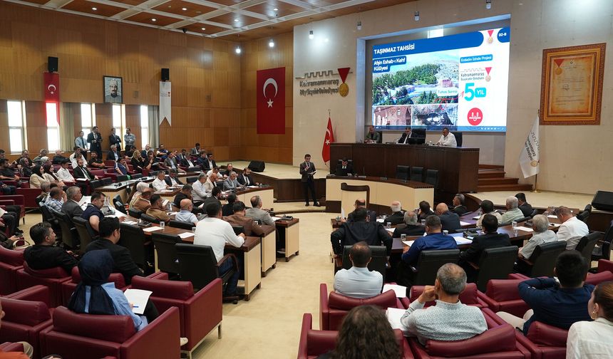 Büyükşehir Meclisi Temmuz Ayı Toplantısını Gerçekleştirdi!