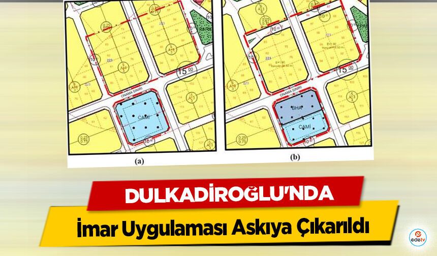 Dulkadiroğlu'nda İmar Uygulaması Askıya Çıkarıldı!
