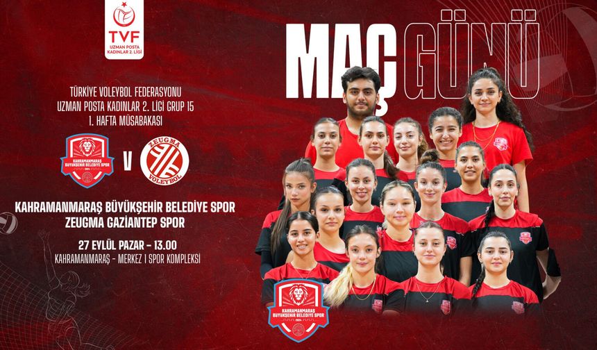 Kahramanmaraş Kadın Voleybol Takımı’nın 2. Lig Maratonu Başlıyor!