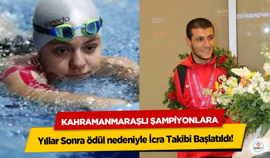 Kahramanmaraşlı Şampiyonlara Yıllar Sonra ödül nedeniyle İcra Takibi Başlatıldı!