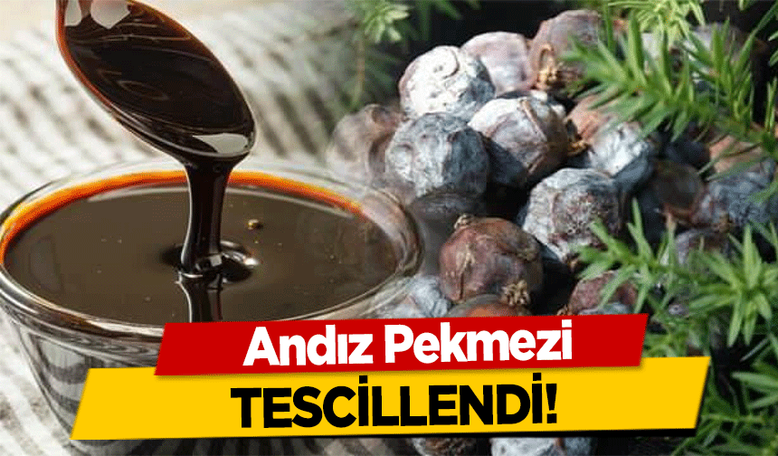 Andız Pekmezi tescillendi!