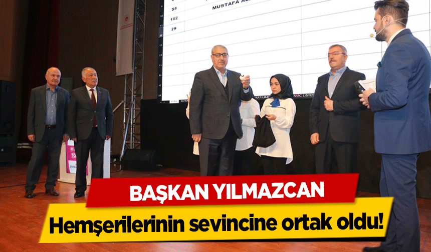 Başkan Yılmazcan, hemşerilerinin sevincine ortak oldu