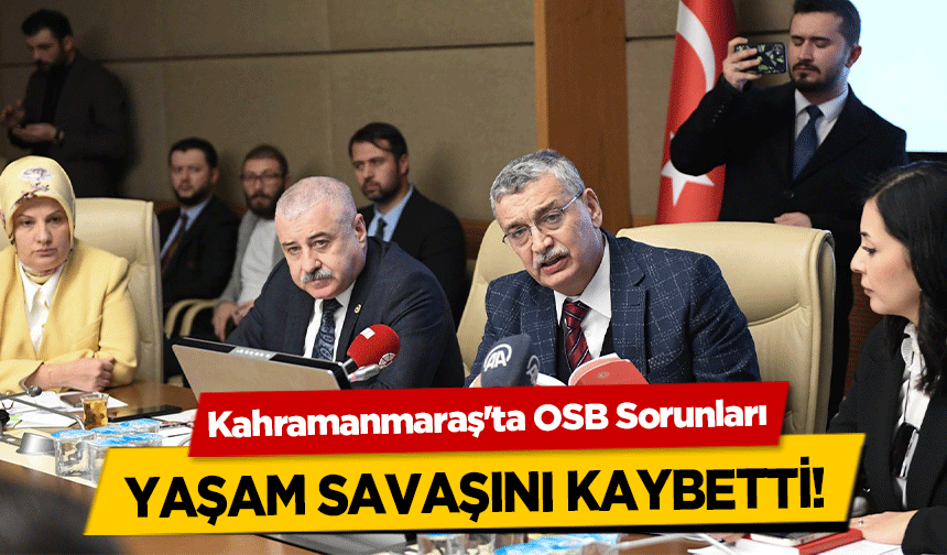 Kahramanmaraş'ta OSB Sorunları çözüme kavuşuyor