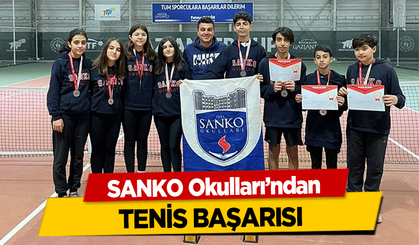 SANKO Okulları’ndan tenis başarısı