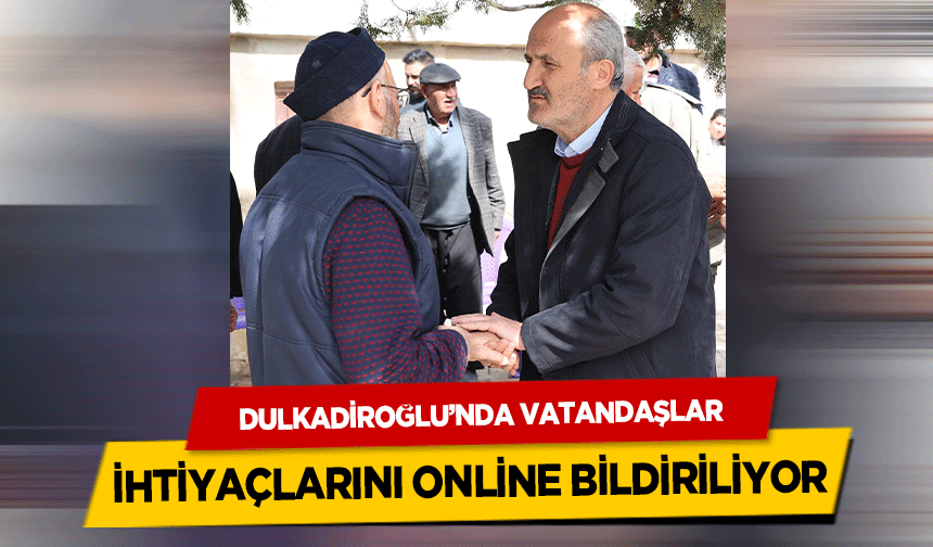 Dulkadiroğlu’nda Vatandaşlar İhtiyaçlarını Online Bildiriliyor