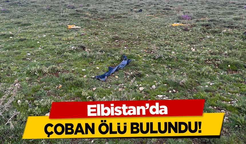 Elbistan’da çoban ölü bulundu!