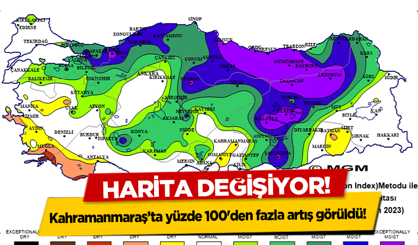 Kahramanmaraş’ta yüzde 100'den fazla artış görüldü! Harita değişiyor!