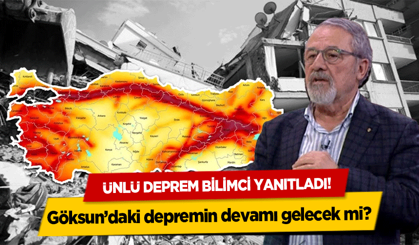 Göksun’daki depremin devamı gelecek mi? Ünlü deprem bilimci yanıtladı!