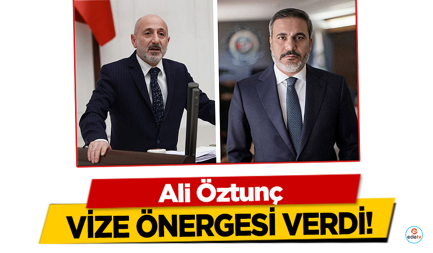 Ali Öztunç vize önergesi verdi!