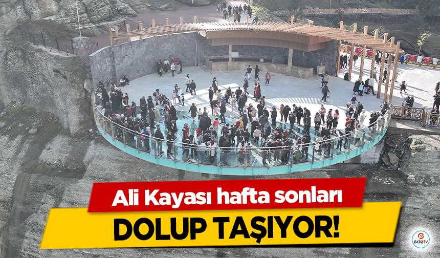 Ali Kayası hafta sonları dolup taşıyor!