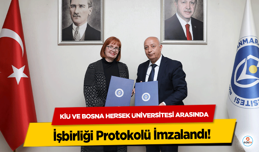 KİÜ ve Bosna Hersek Üniversitesi arasında işbirliği protokolü imzalandı!