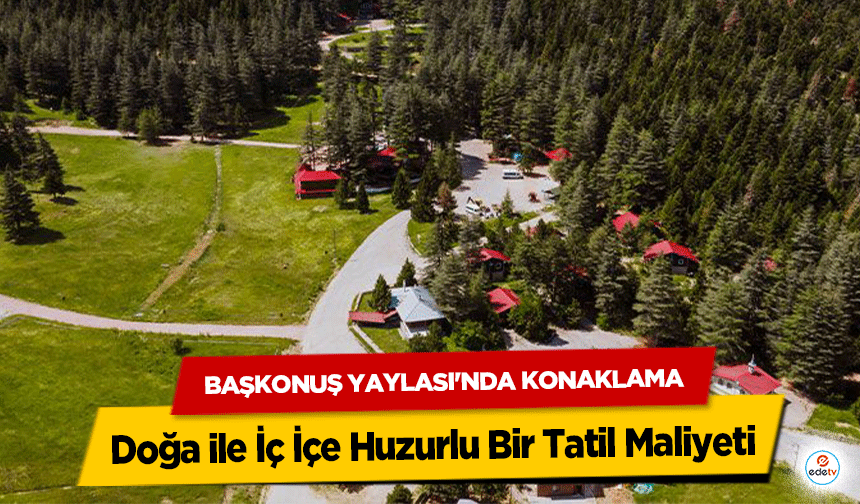 Başkonuş Yaylası'nda Konaklama! Doğa ile İç İçe Huzurlu Bir Tatil Maliyeti