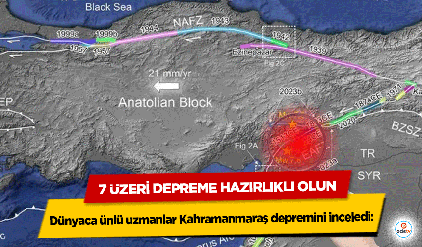 Dünyaca ünlü uzmanlar Kahramanmaraş depremini inceledi: 7 üzeri depreme hazırlıklı olun