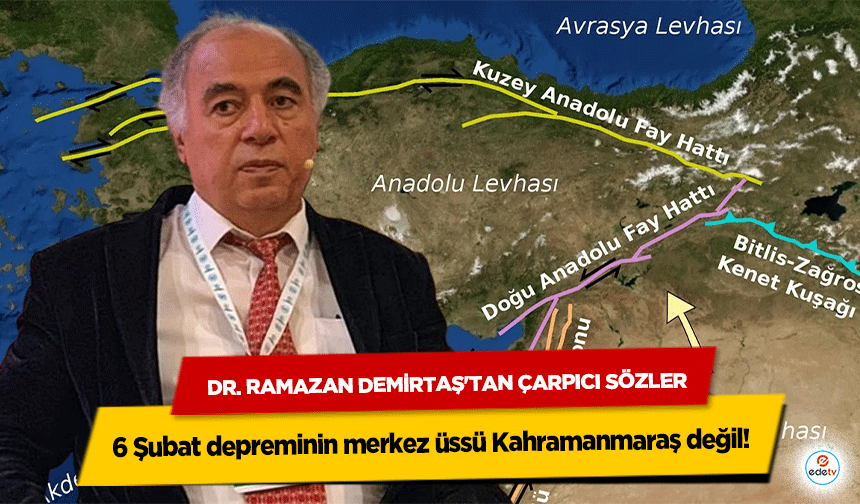 6 Şubat depreminin merkez üssü Kahramanmaraş değil! Dr. Ramazan Demirtaş'tan çarpıcı sözler