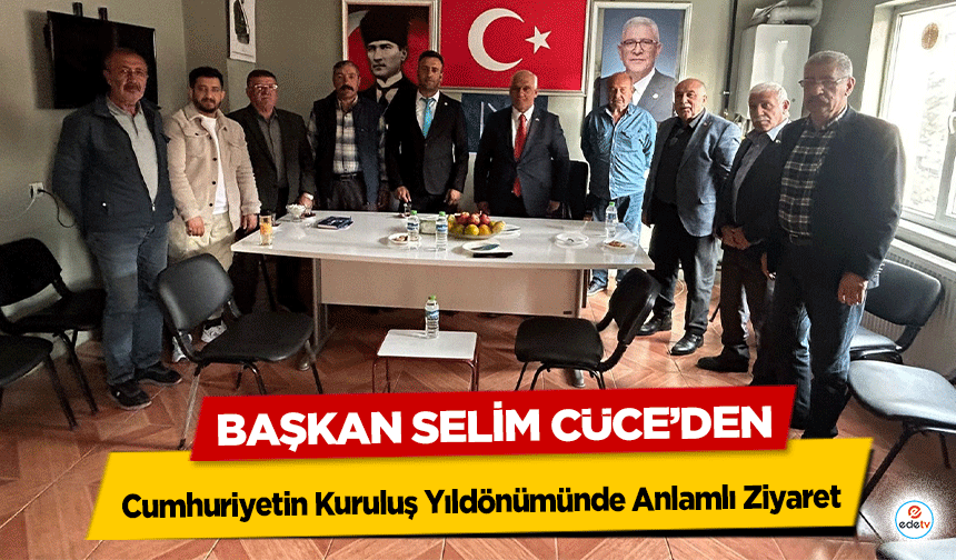 Başkan Cüce’den Cumhuriyetin Kuruluş Yıldönümünde Anlamlı Ziyaret