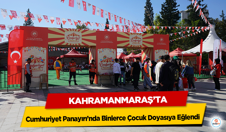 Cumhuriyet Panayırı’nda Binlerce Çocuk Doyasıya Eğlendi