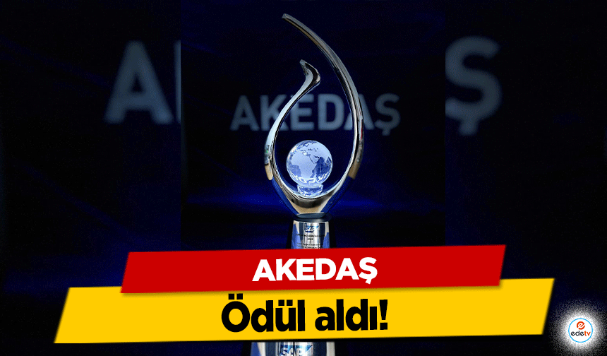 AKEDAŞ ödül aldı!