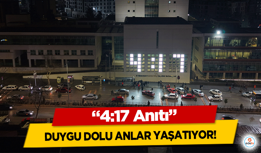 “4:17 Anıtı” duygu dolu anlar yaşatıyor