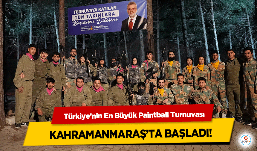 Türkiye’nin En Büyük Paintball Turnuvası Kahramanmaraş’ta Başladı